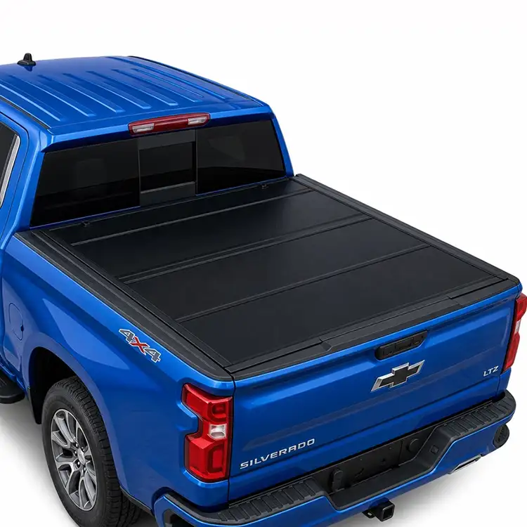 Chewy Silverado 用ロープロファイルハード四つ折りトノーカバー